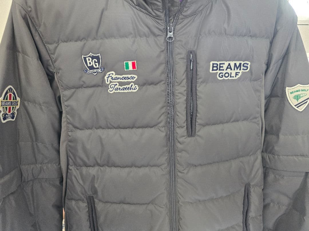 BEAMS GOLF ダウンジャケット グレー