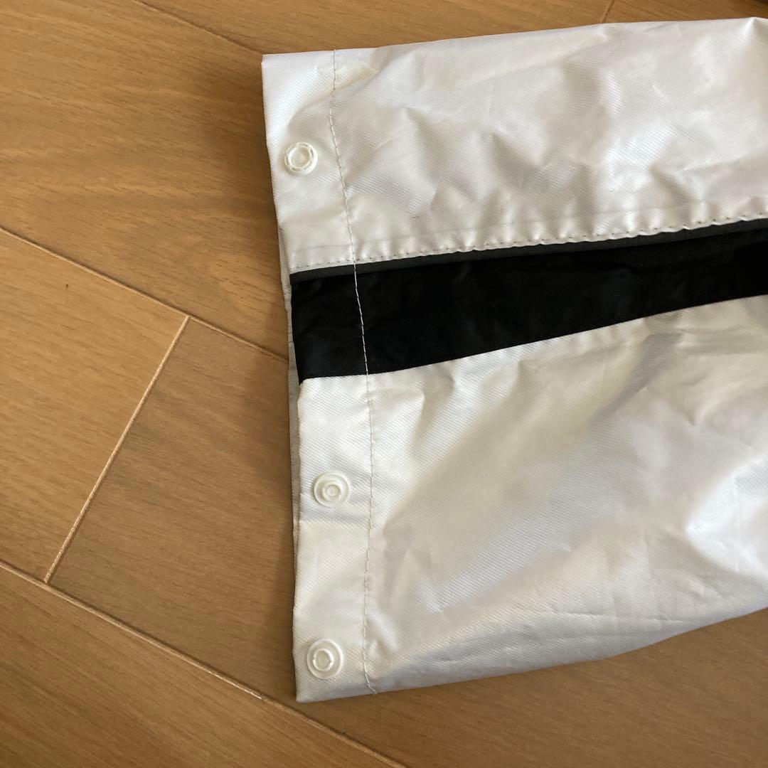 学生通学用　ホワイト　レインコート　L