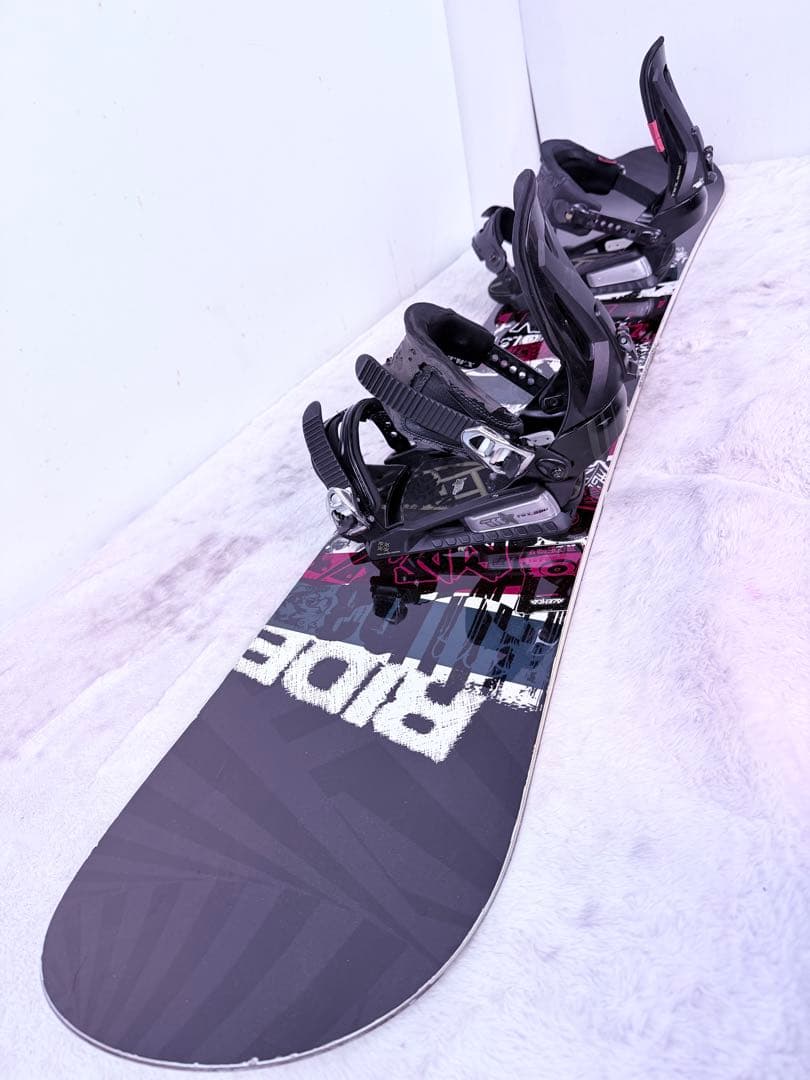 RIDE AGENDA 153cm スノーボードセット 初心者おすすめ バインL