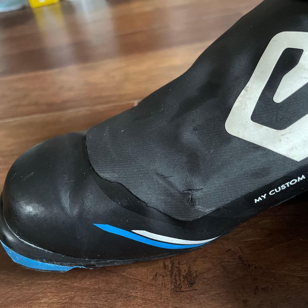 Salomon クロスカントリースキー用ブーツ 男性用ブラック/ブルー
