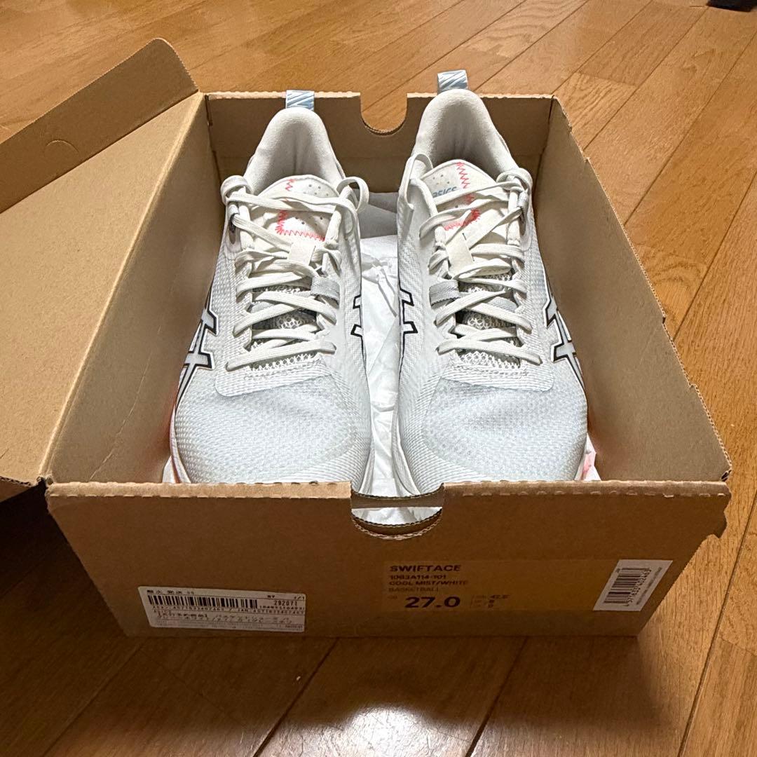 ASICS SWIFTACE スウィフトエース 27㎝ 箱有り バッシュ