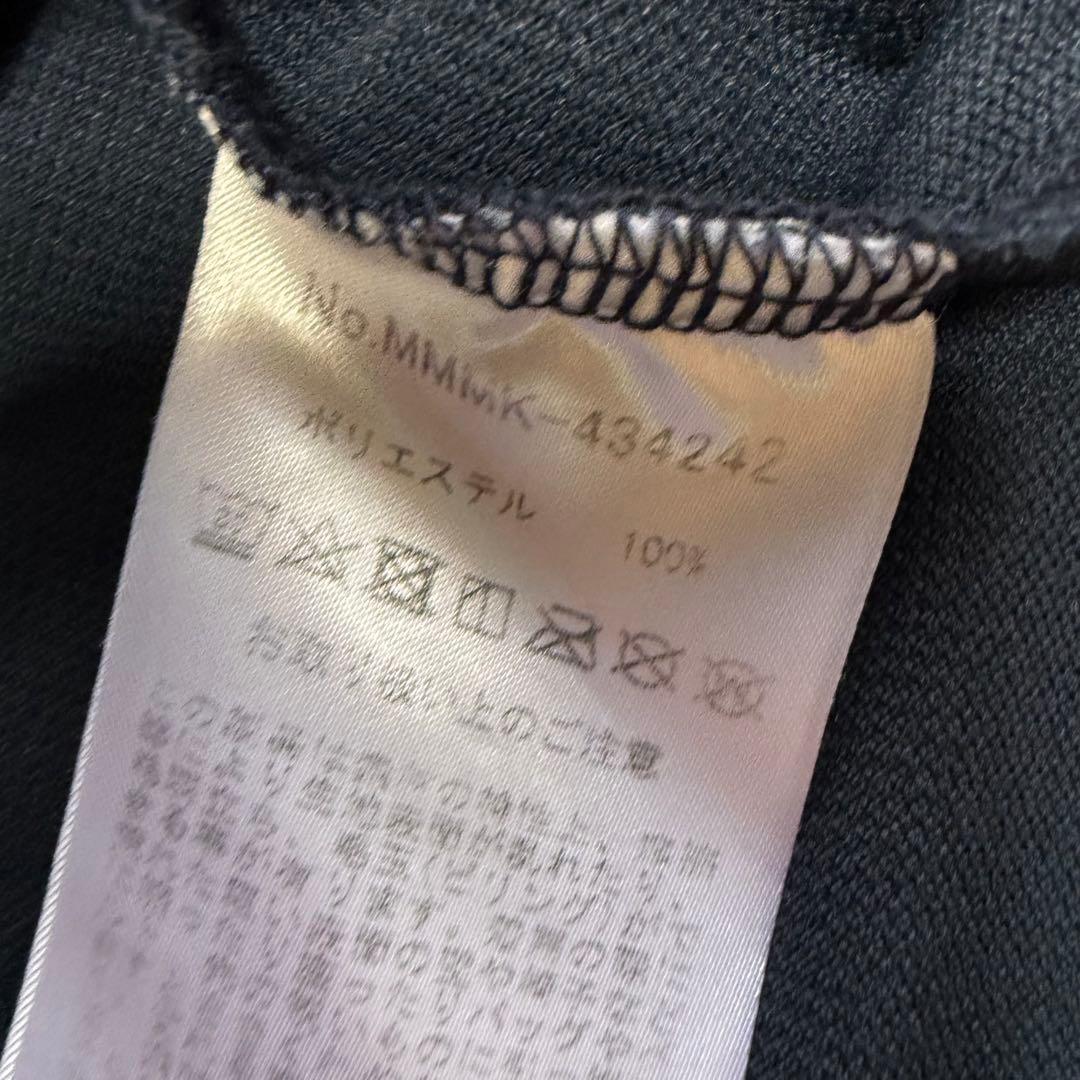 【ムータマリン】美品 モックネック ネイビー ワッペン 6サイズ メンズ