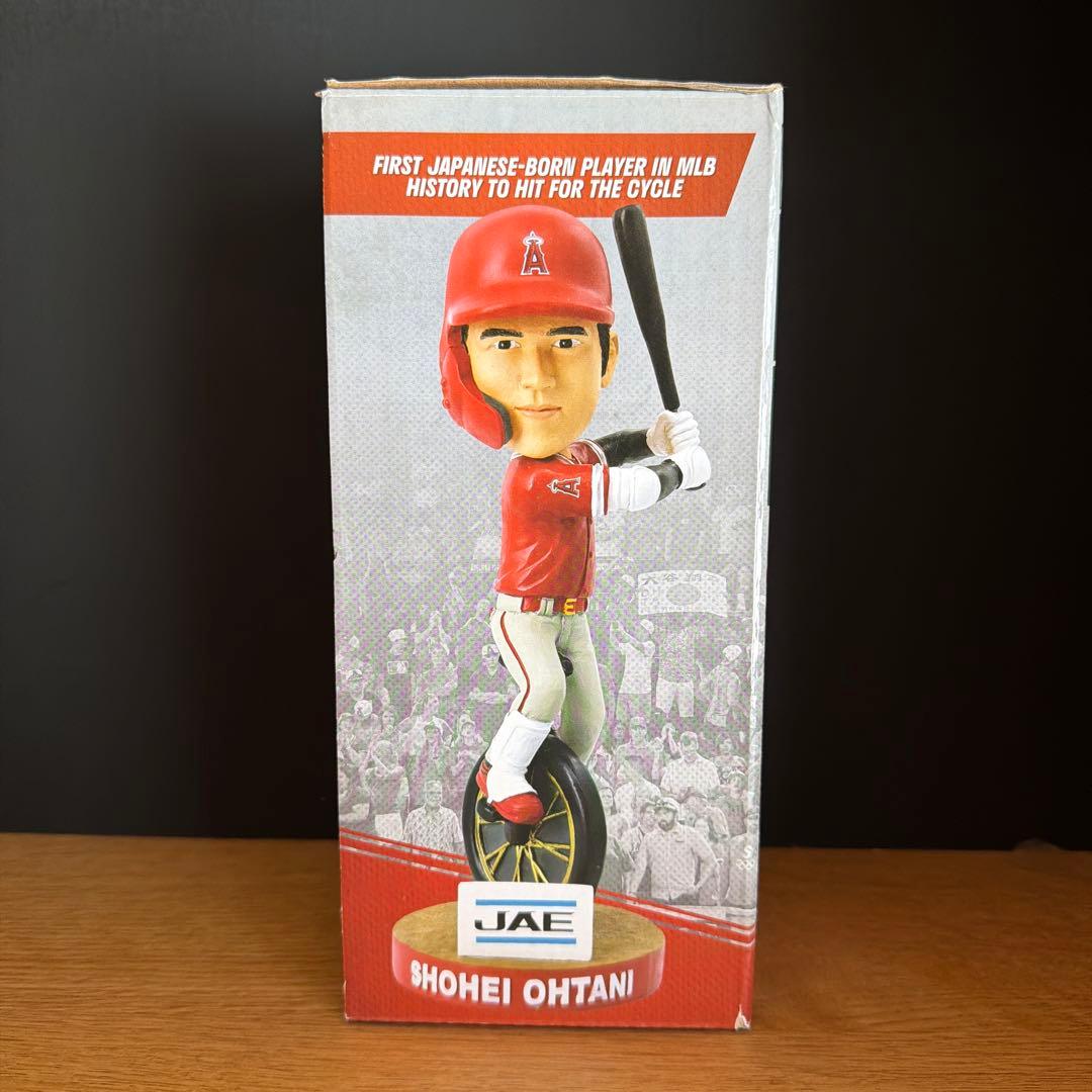 大谷翔平 サイクルバブルヘッド(エンゼルス)エコバッグ付き