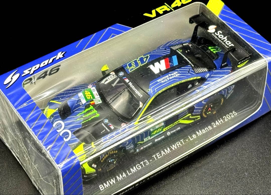 ミニカー 1/43  M4 LMGTE3 VR46 Le Mans 2025