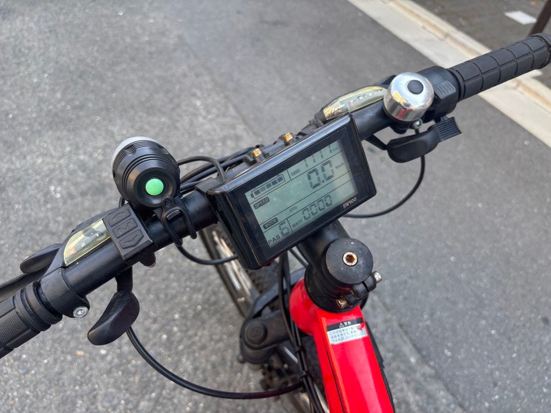 猫STARDAY電動アシスト自転車 スポーツタイプ レッド