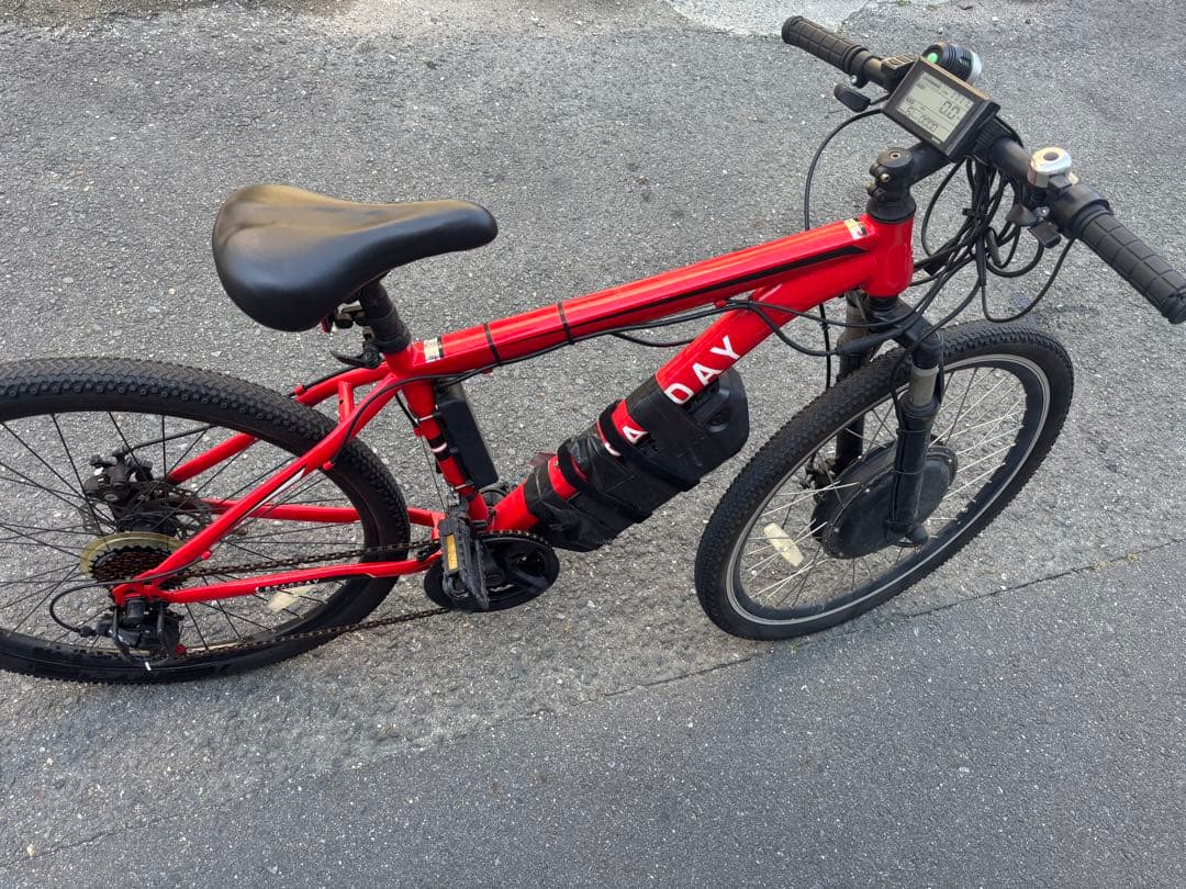 猫STARDAY電動アシスト自転車 スポーツタイプ レッド