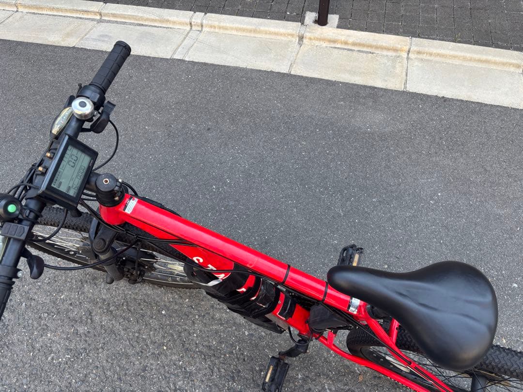 猫STARDAY電動アシスト自転車 スポーツタイプ レッド