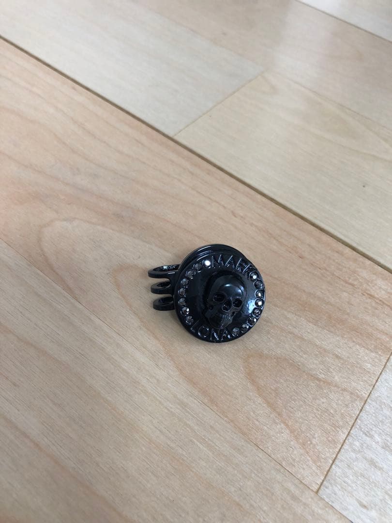 新品マークアンドロナ クリップマーカー 黒 スカル マグネットMARK＆LONA