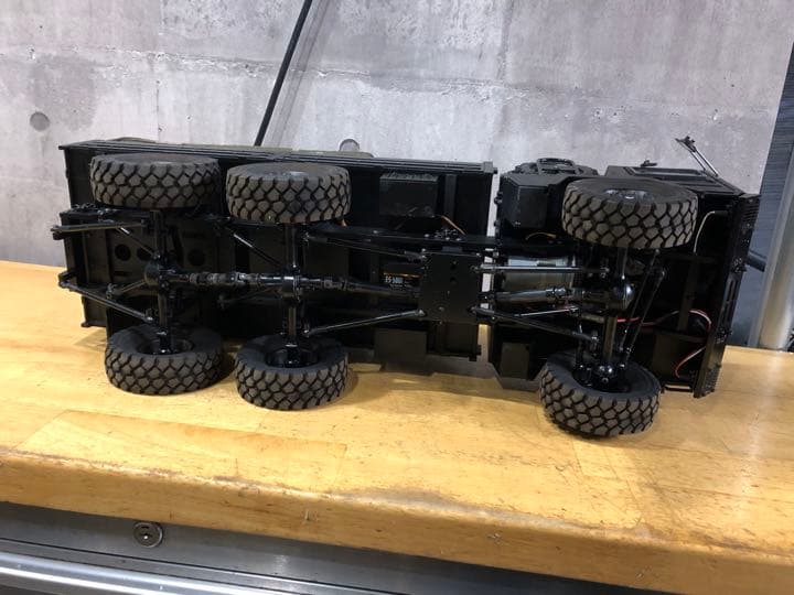 ミリタリートラックオールメタル6x 6,rc