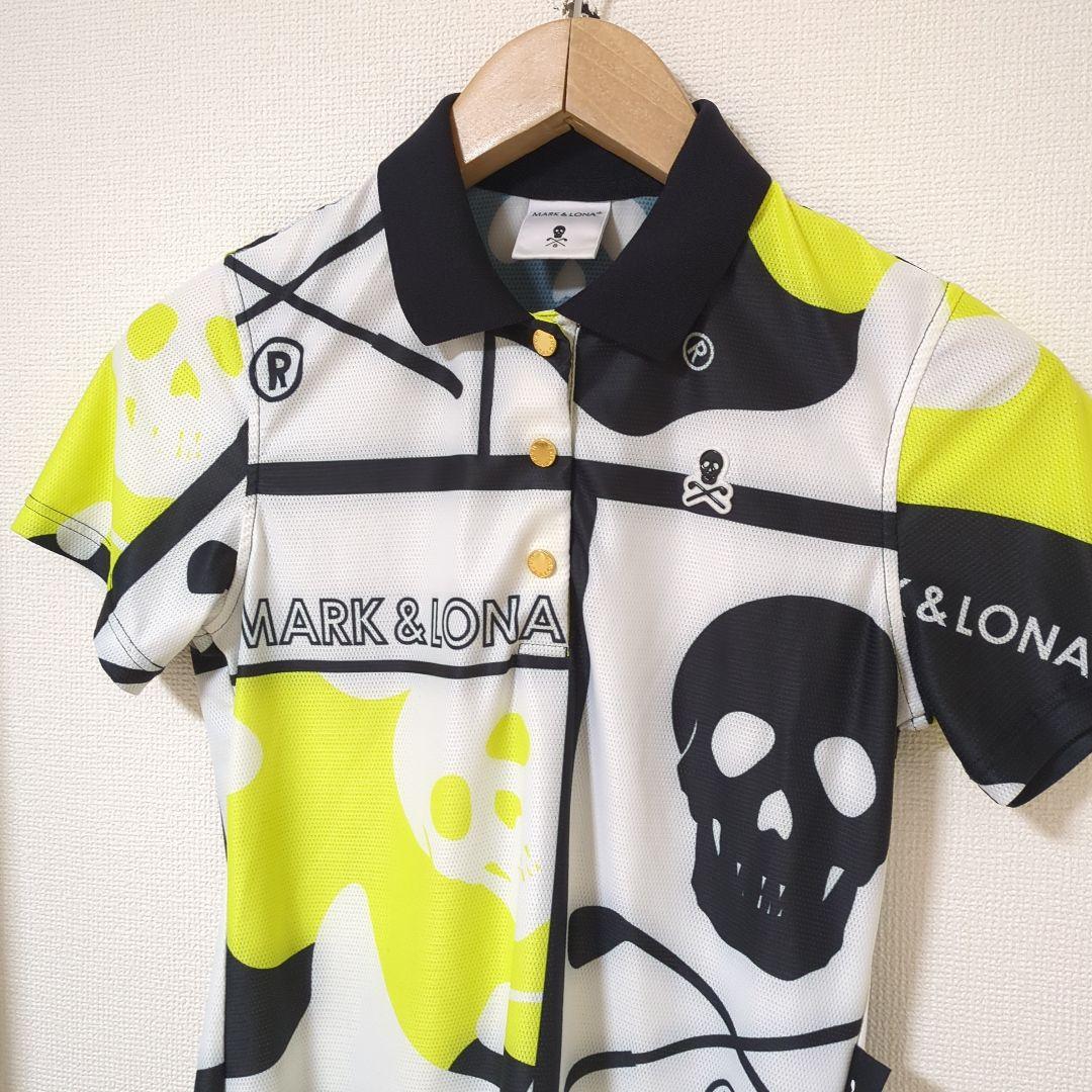 ★美品★MARK & LONA　総柄　ポロシャツ　サイズ　36