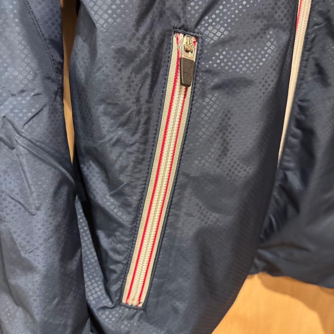 美品 DES￼CENTE ネイビー ウォームウインドブレーカー上下セットアップL