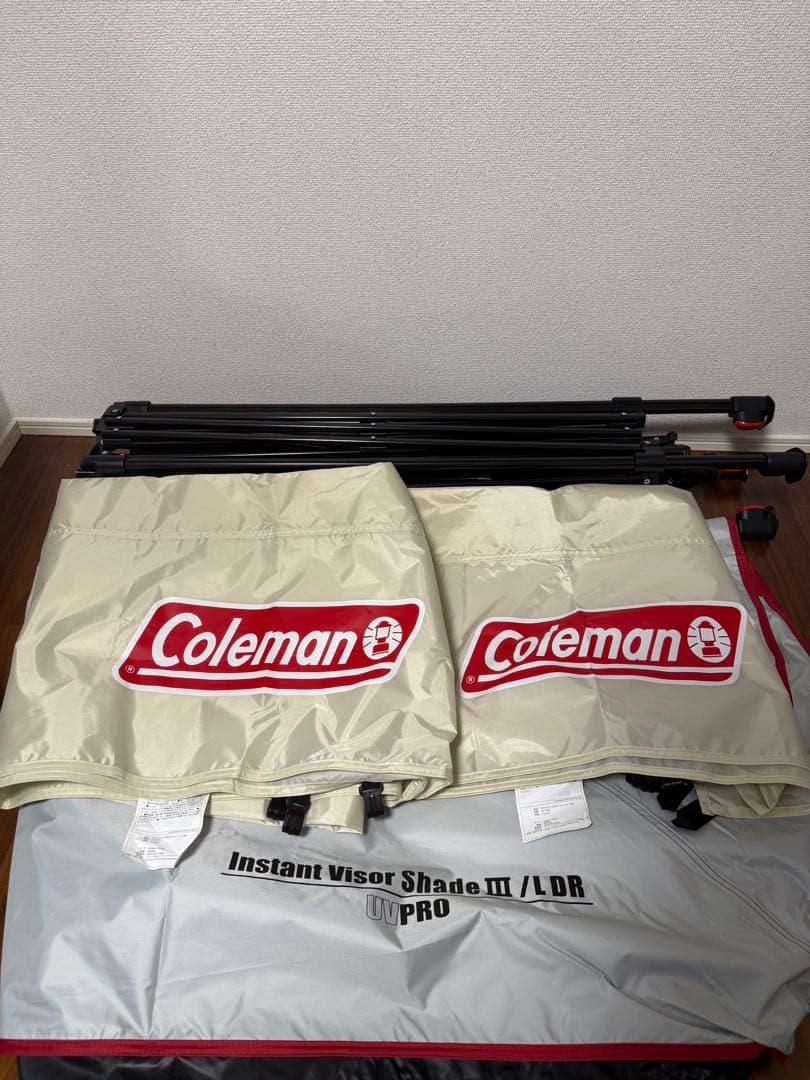 【美品】Coleman INSTANT VISOR SHADE III/L DR