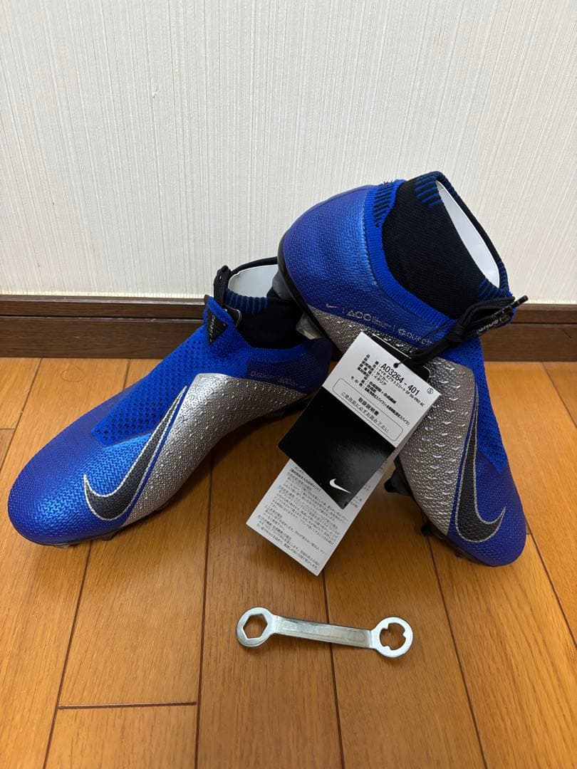 Nike サッカーシューズ 青/シルバー FG