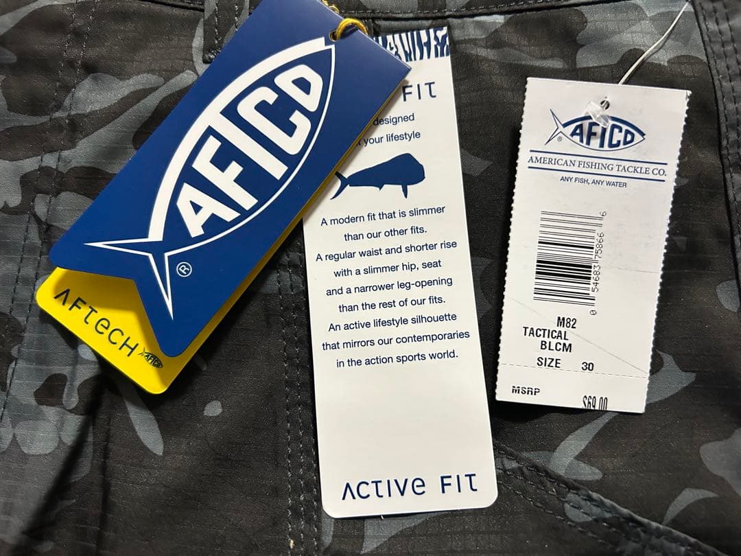 AFTCO タクティカル フィッシングショーツ 30