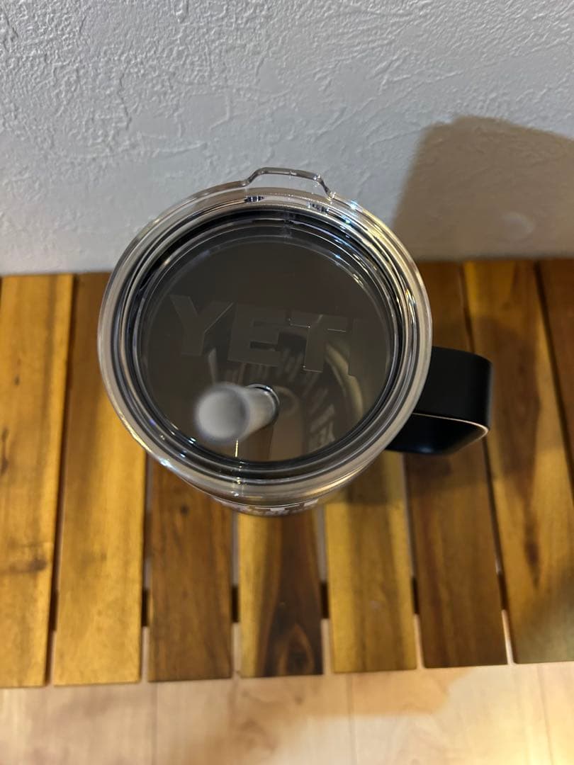 【新品】YETI Rambler 25 oz ランブラー　ブラック　ストロー付