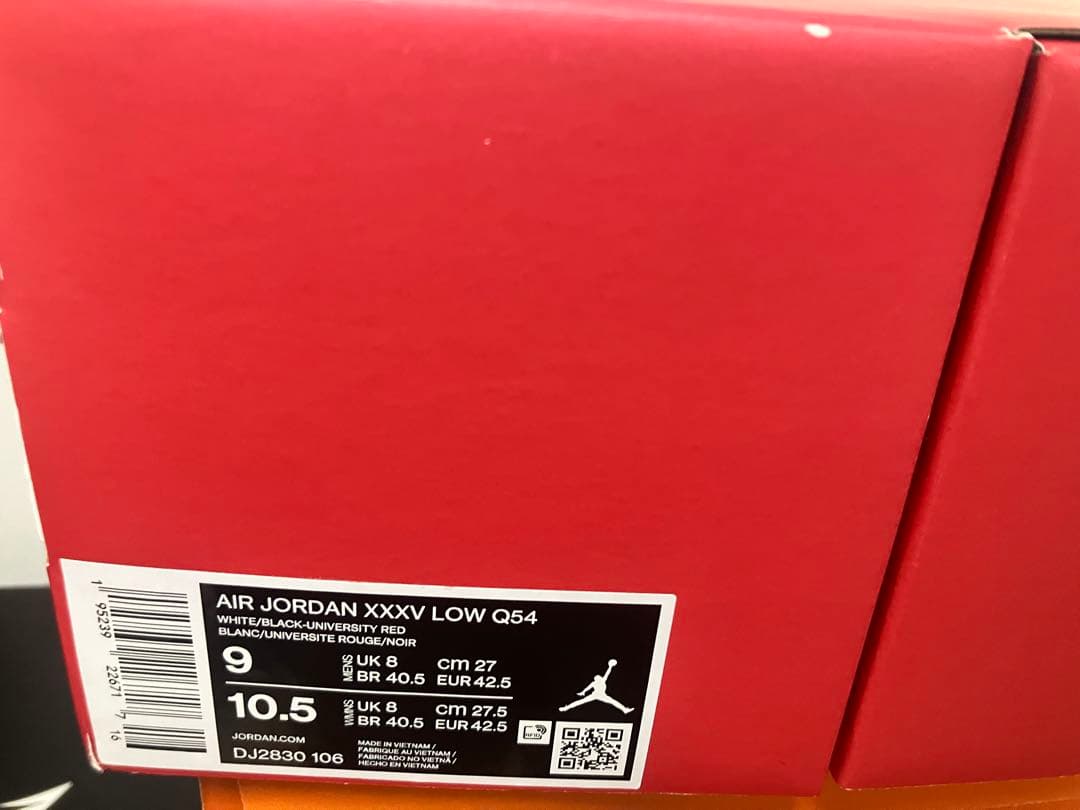 シューズ(男性用) AIR JORDAN XXXV LOW Q54