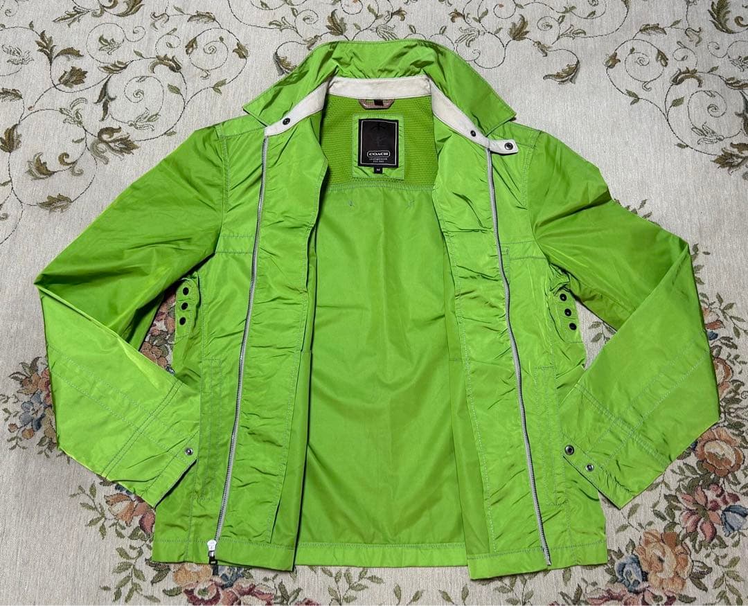 【美品】coach レディースジャケットＭ　光沢あり‼︎ ゴルフ‼︎ タウン着に‼︎