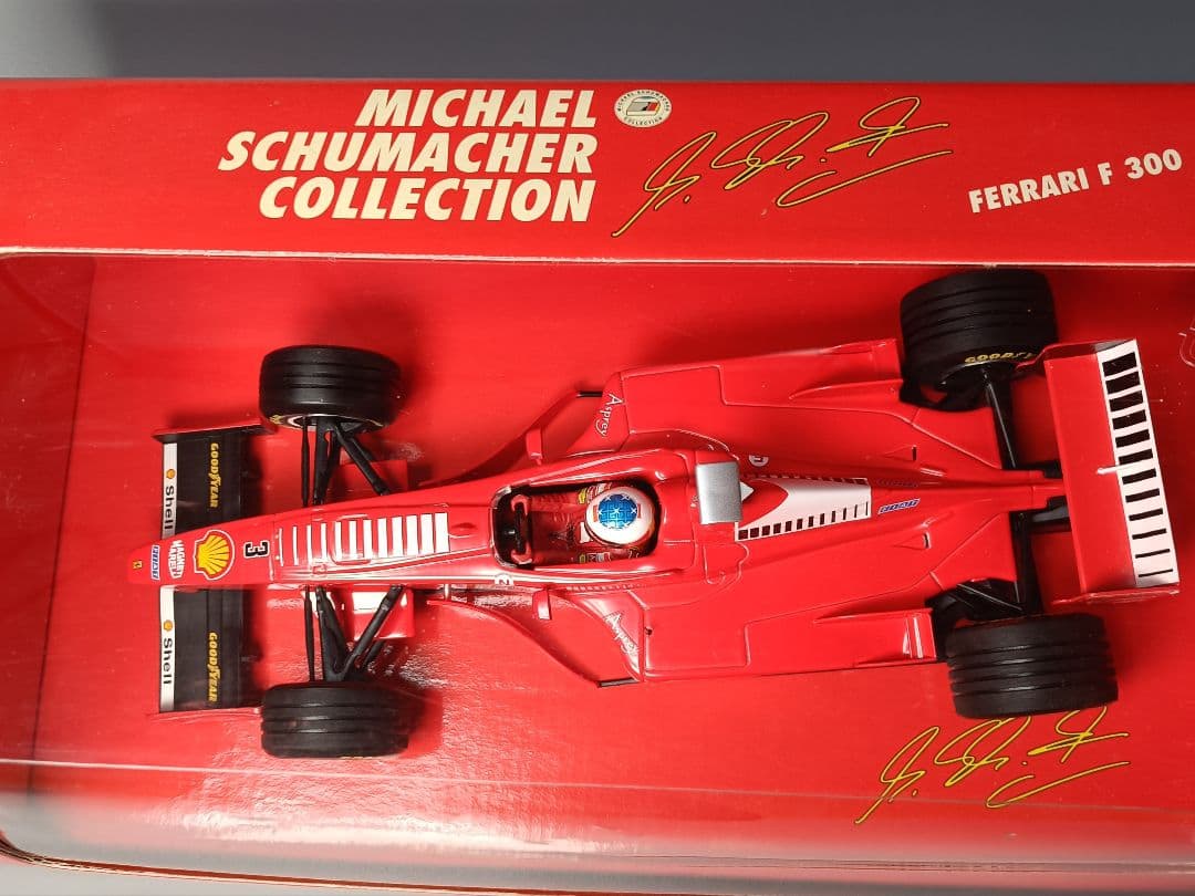 ミニチャンプス 1/18 フェラーリF300　M.シューマッハコレクション