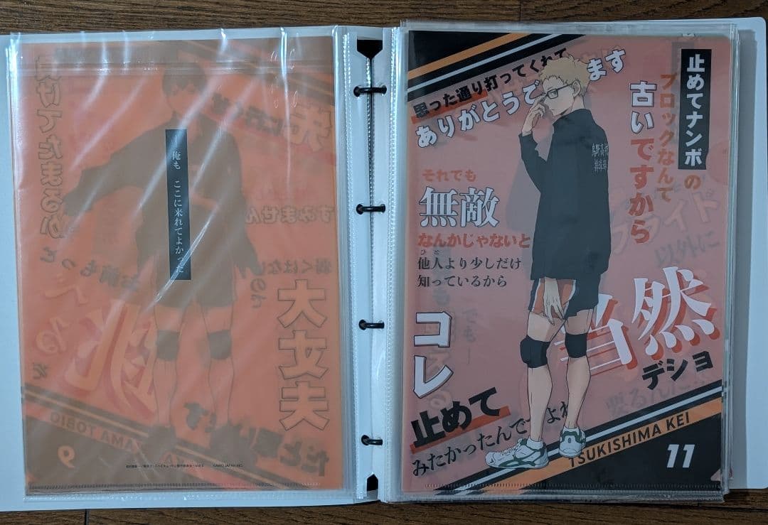 ハイキュー　クリアファイル　コンプ　アニメイト　完売品