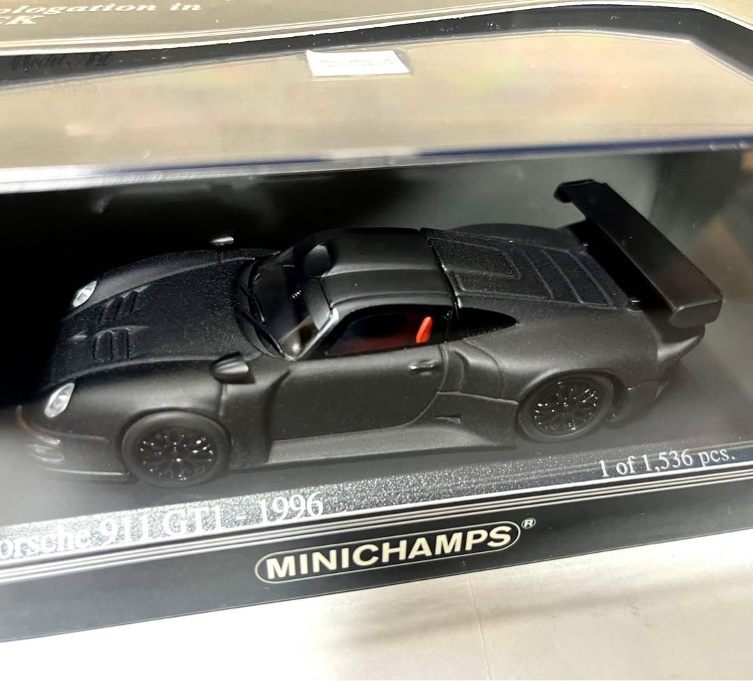ミニチャンプス 京商 1/43 ポルシェ 911 GT1 1996