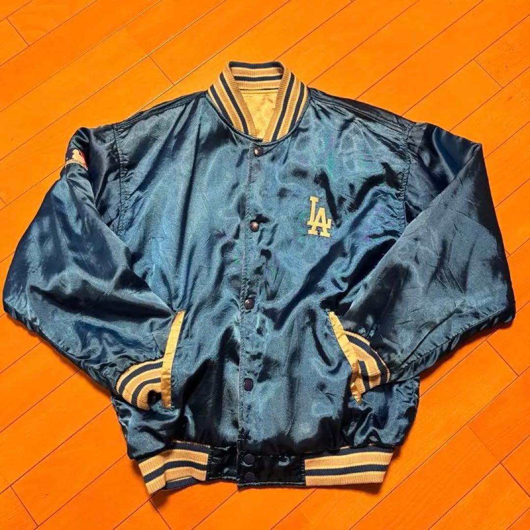 希少✨90s ロサンゼルス・ドジャース リバーシブル ジャケット Mサイズ