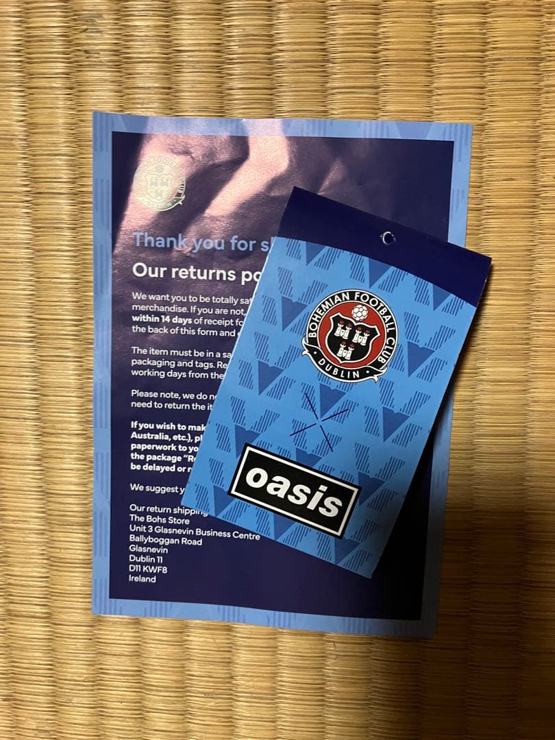 oasis オアシス Bohemian FC ボヘミアンFC 限定 ユニフォーム