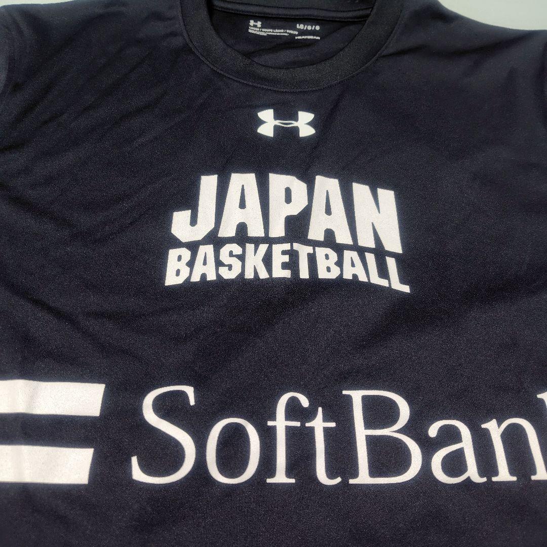 アンダーアーマー　バスケットボール日本代表　Tシャツ　スポンサーマーキング