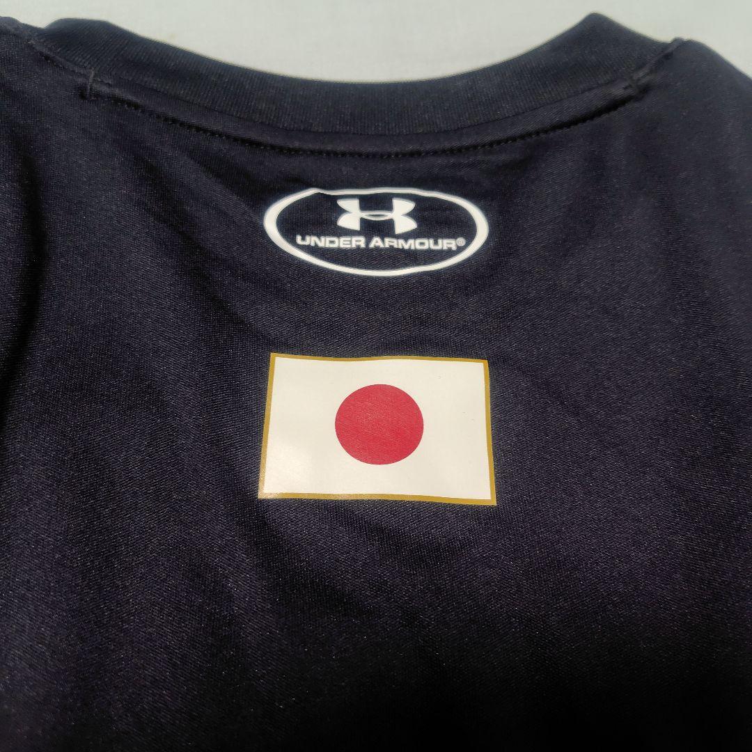 アンダーアーマー　バスケットボール日本代表　Tシャツ　スポンサーマーキング