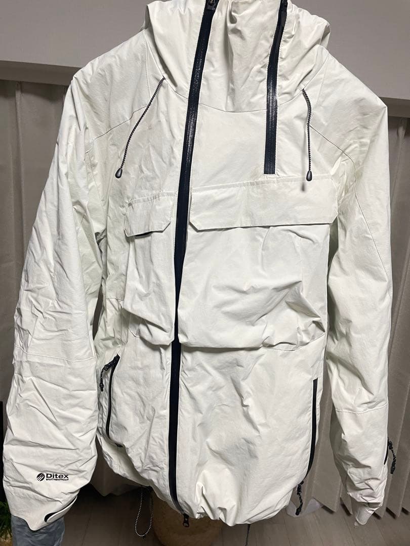【中古】DIMITO スノーボードウェア セットアップ（アイボリー）