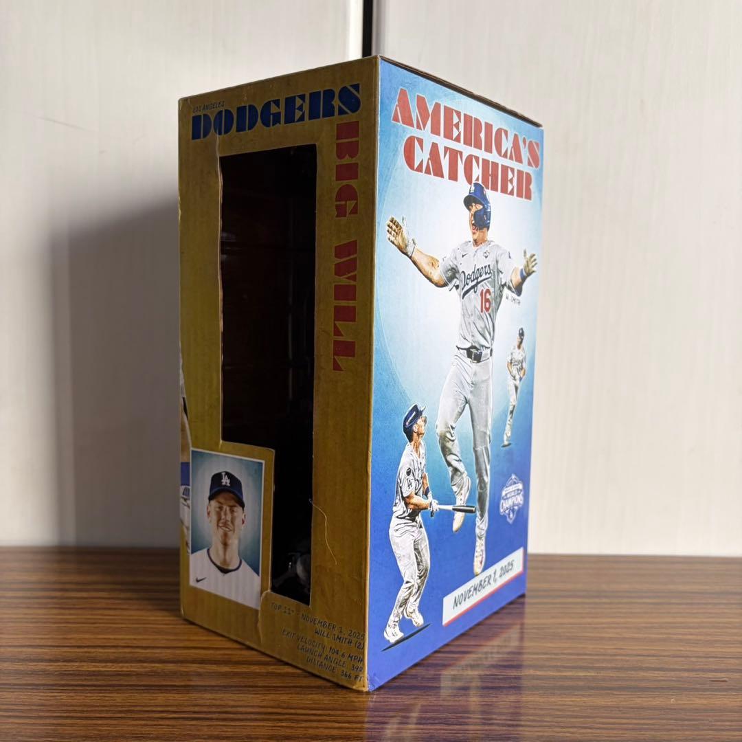 残2個【非売品】3/28 LA Dodgers ウィル・スミス ボブルヘッド