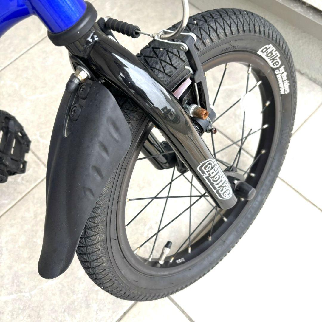 美品 d-bike MASTER+ 青 ブルー 16インチ ジュニアバイク