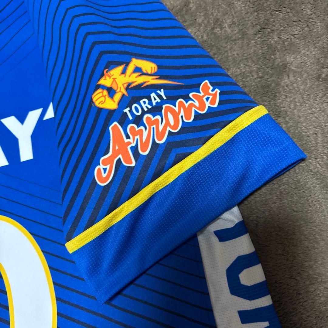 【美品】東レアローズ静岡 背番号10 星野秀知 ユニフォーム アシックス 3XL