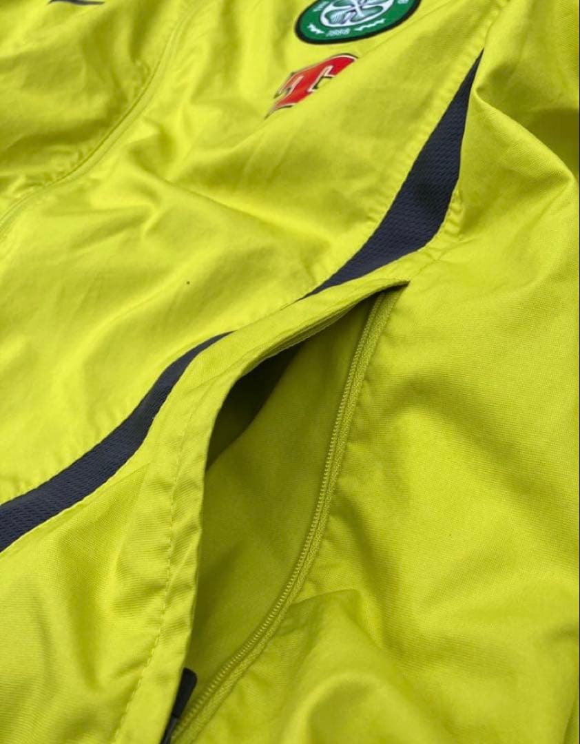 ナイキ セルティック ナイロンジャケット　古着　ビンテージ　サッカーピステ
