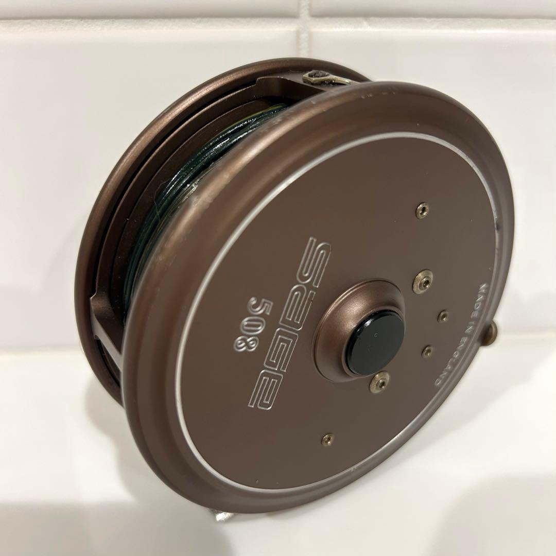 SEGE 508 フライリール 専用レザーケース付き