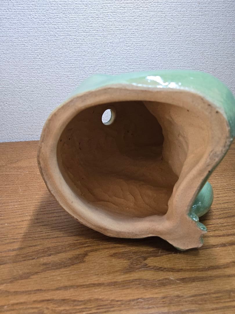 陶器　 ユニークなカエルの置物　最終値下げ
