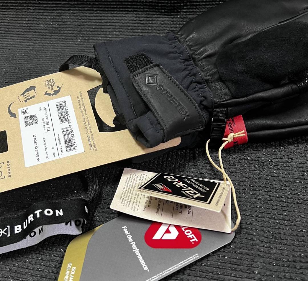 Burton[ak]GORE-TEX クラッチグローブ【True Black】M