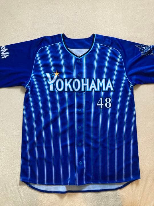 美品　横浜DeNAベイスターズ　京山選手　ユニフォーム　サイズL