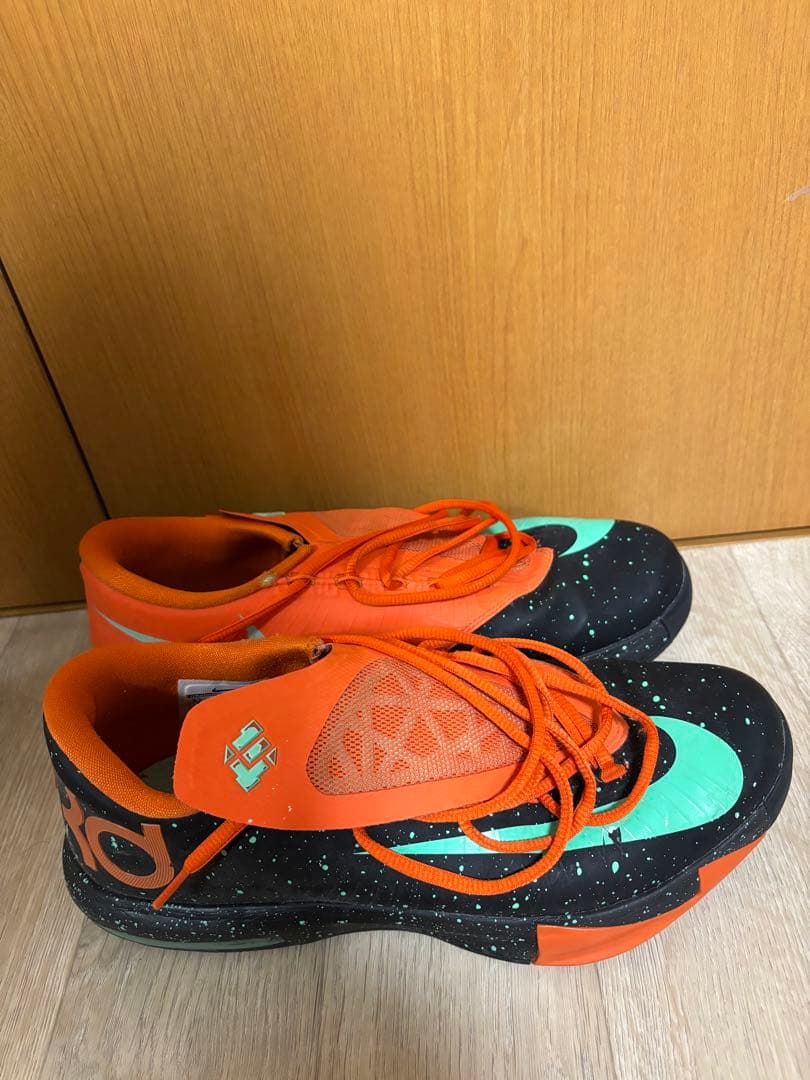 NIKE KDバスケットボールシューズ オレンジ ブラック ミント バッグ付