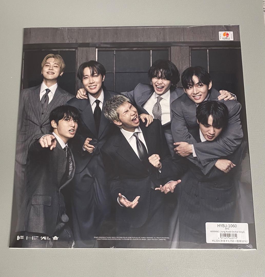 アイドル BTS ARIRANG Standard Vinyl LP JUNGKOOK