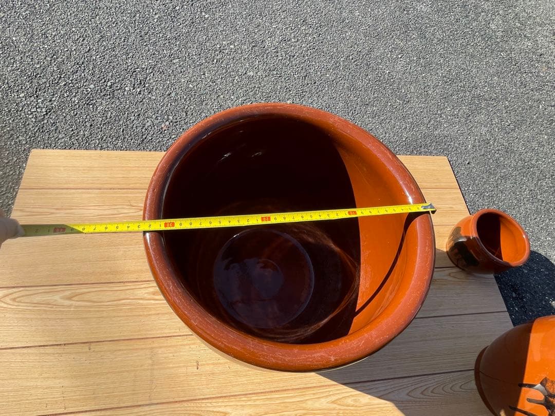 ぬか漬けの壺の大、中、小の3個セット
