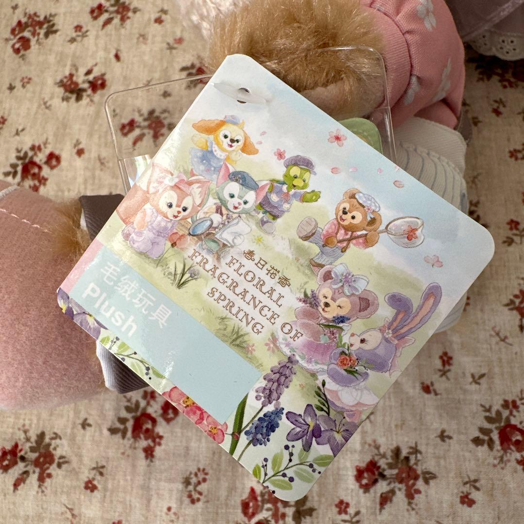 上海ディズニー❤️春日　ダッフィーシェリーメイぬいぐるみssセット