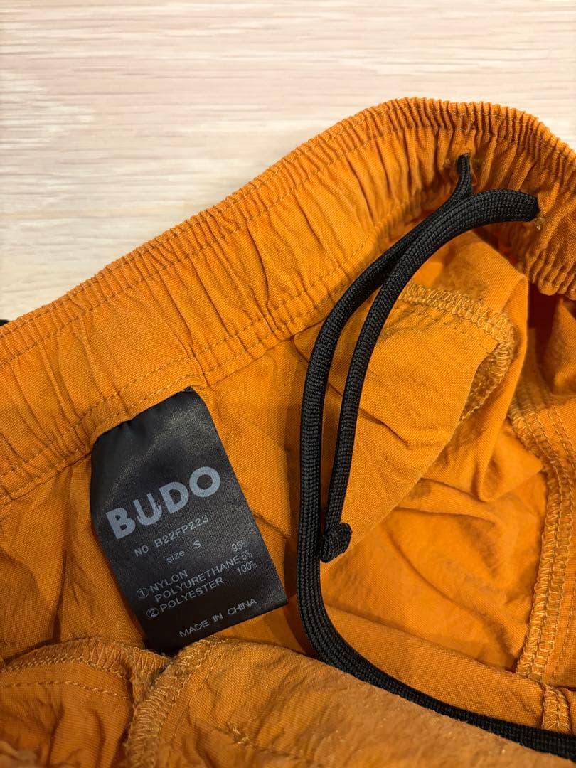 BUDO ランニングショーツ（サイズS）　オレンジ