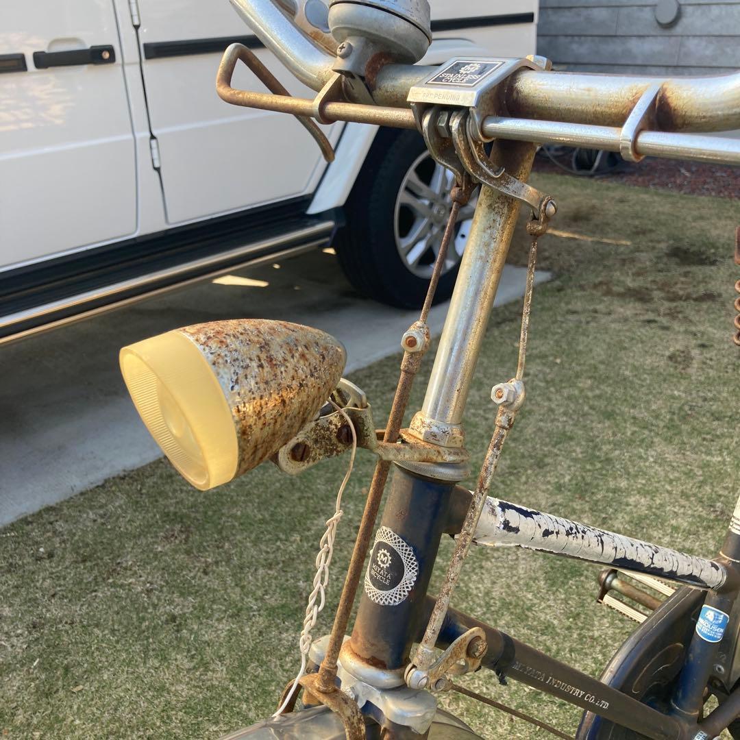 ⭐️宇都宮市引き取り限定⭐️レトロ⭐️ミヤタシティサイクル 前照灯付き