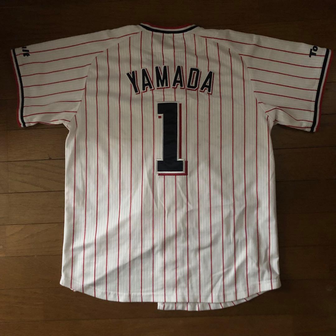 東京ヤクルトスワローズ　山田哲人選手　レプリカユニフォーム　ホーム　Sサイズ