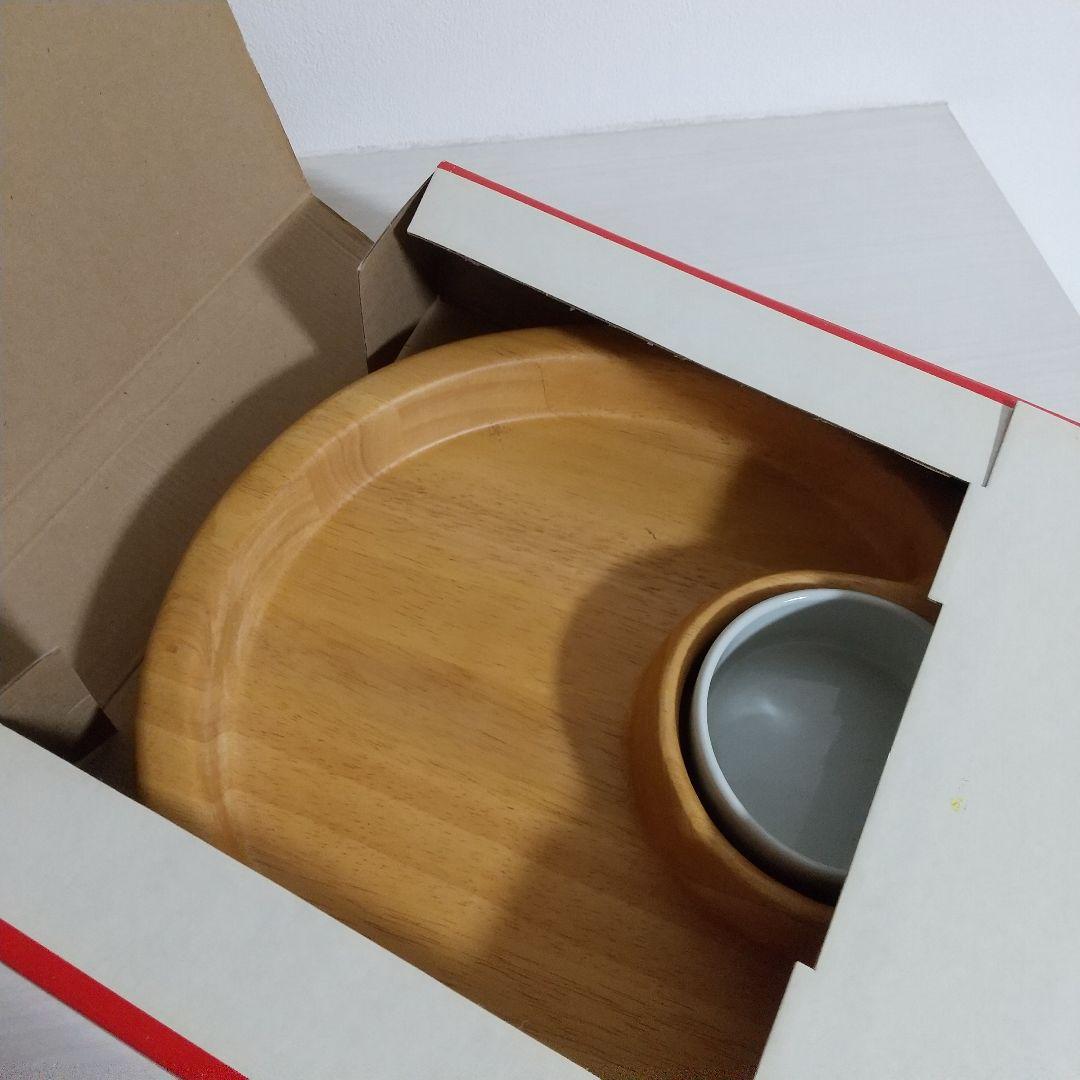 木製 大皿 ラウンドチップ&ディップ皿