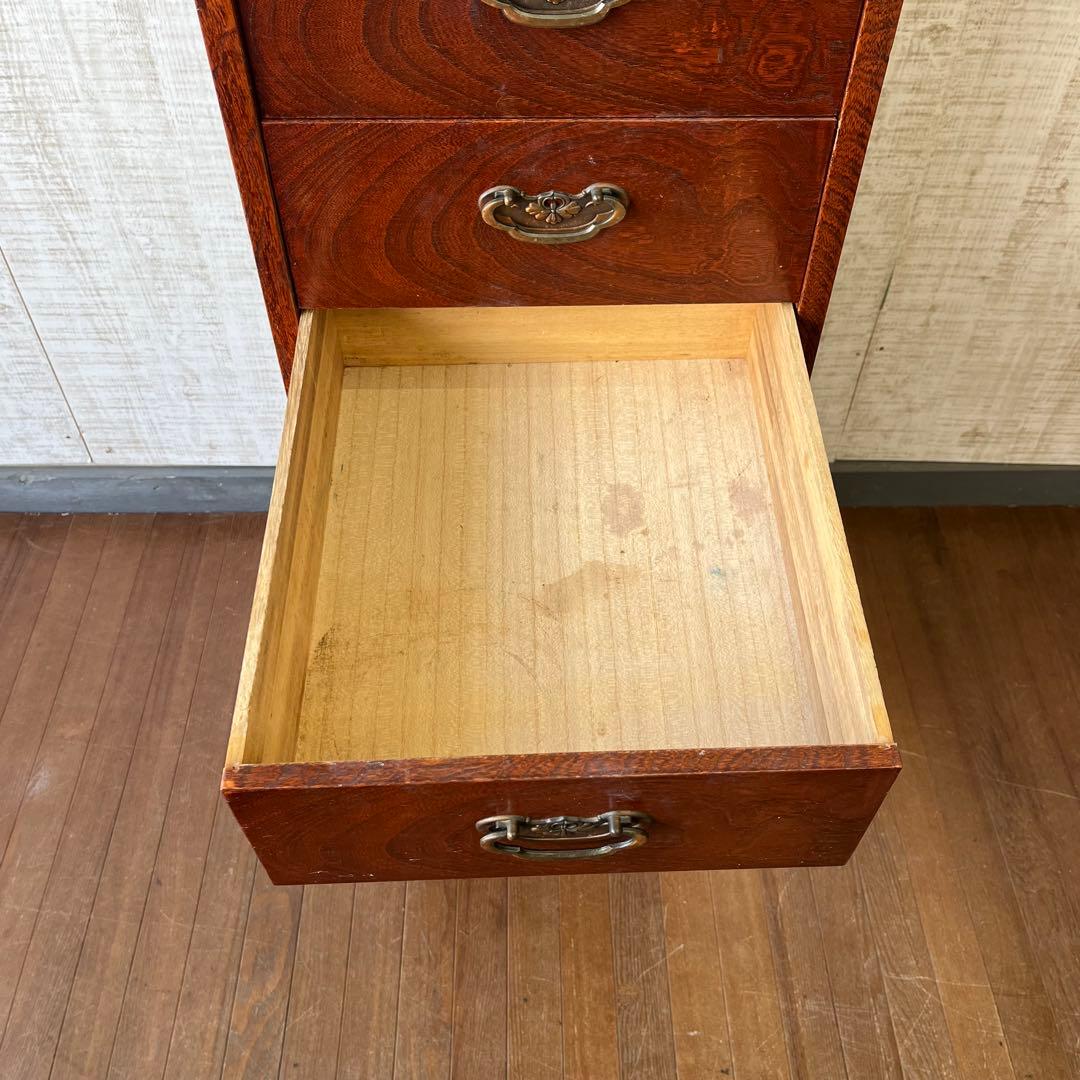 【アンティーク】昭和レトロ 木製 7杯 収納箪笥 小物和箪笥 チェスト 古家具