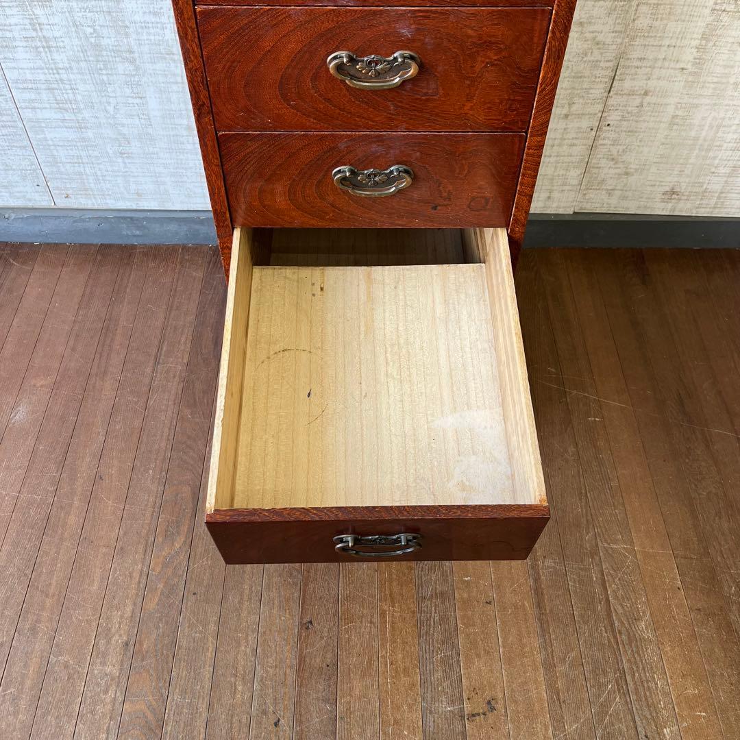 【アンティーク】昭和レトロ 木製 7杯 収納箪笥 小物和箪笥 チェスト 古家具