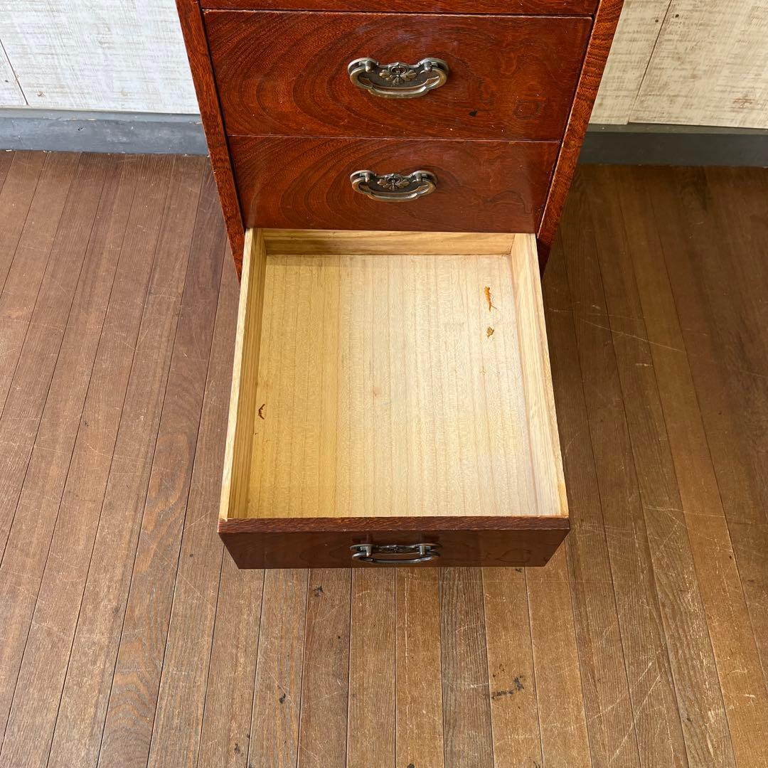 【アンティーク】昭和レトロ 木製 7杯 収納箪笥 小物和箪笥 チェスト 古家具