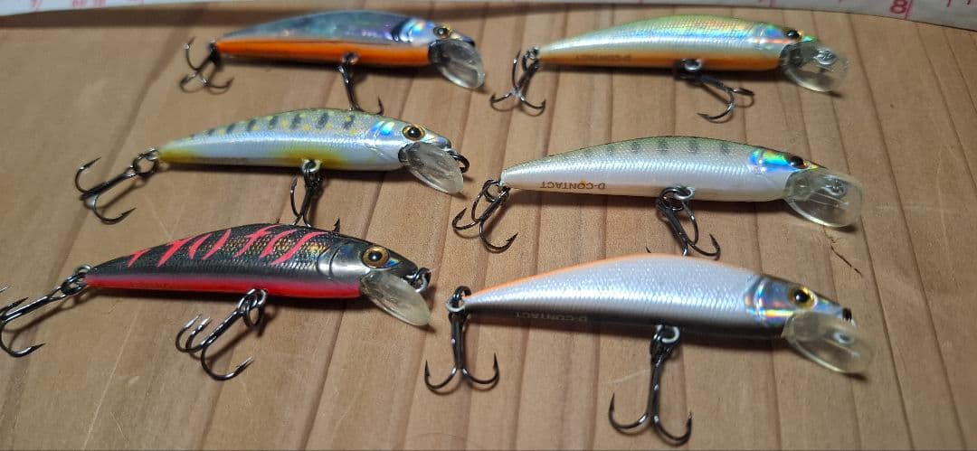 SMITHDコンミノー ルアー 6個セット+その他リュウキ。