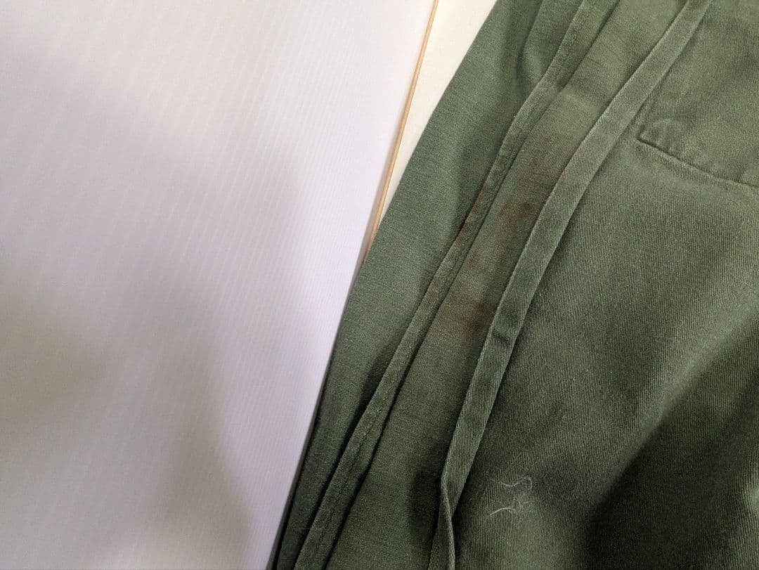 60's 米軍実物 OG 107 ユーティリティシャツ 中古 ナム戦